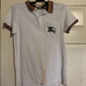 Boys Burberry Polo